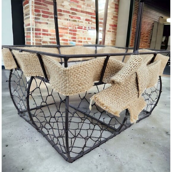 Wire Basket With Handle 10” x 7” x 12” - Picture 7 of 10